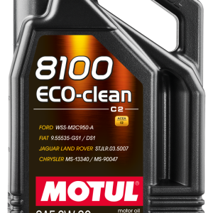 Motul 5L Synthetic Engine Oil 8100 0W30 4x5L ECO-CLEAN ACEA C2 API SM ST.JLR 03.5007