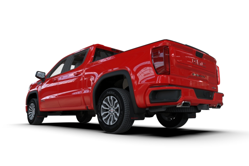 Rally Armor 19-25 GMC Sierra 1500 AT4 Black UR Mud Flap w/ Red Logo - Image 6