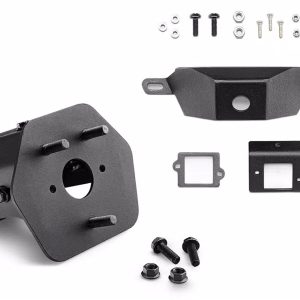 Rugged Ridge 20-24 Jeep Gladiator Wingmate Tire Mount & Camera Relocation Kit - Tex. Blk