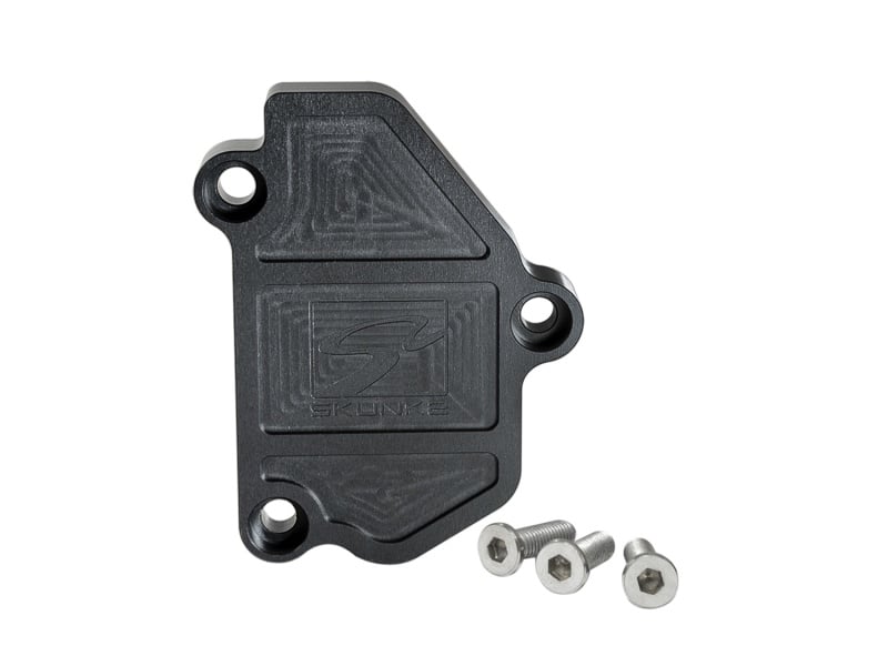 Skunk2 B-Series VTEC Black Anodized Block Off Plate - Image 2