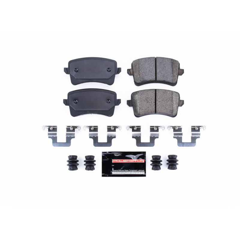 Power Stop 10-16 Audi A4 Rear Z23 Evolution Sport Brake Pads w/Hardware - Image 3
