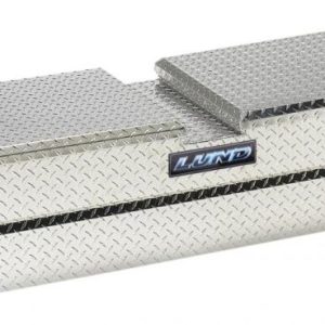 Lund 04-10 Chevy Colorado Ext. Cab Ultima Dual Lid Gull Wing Crossover Tool Box - Brite
