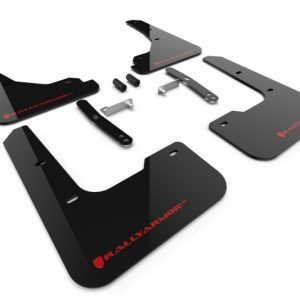 Rally Armor 24-26 Hyundai Elantra Black Mud Flap Red Logo