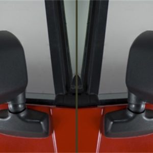 Omix Door Mirror Kit Black- 87-95 Jeep Wrangler YJ