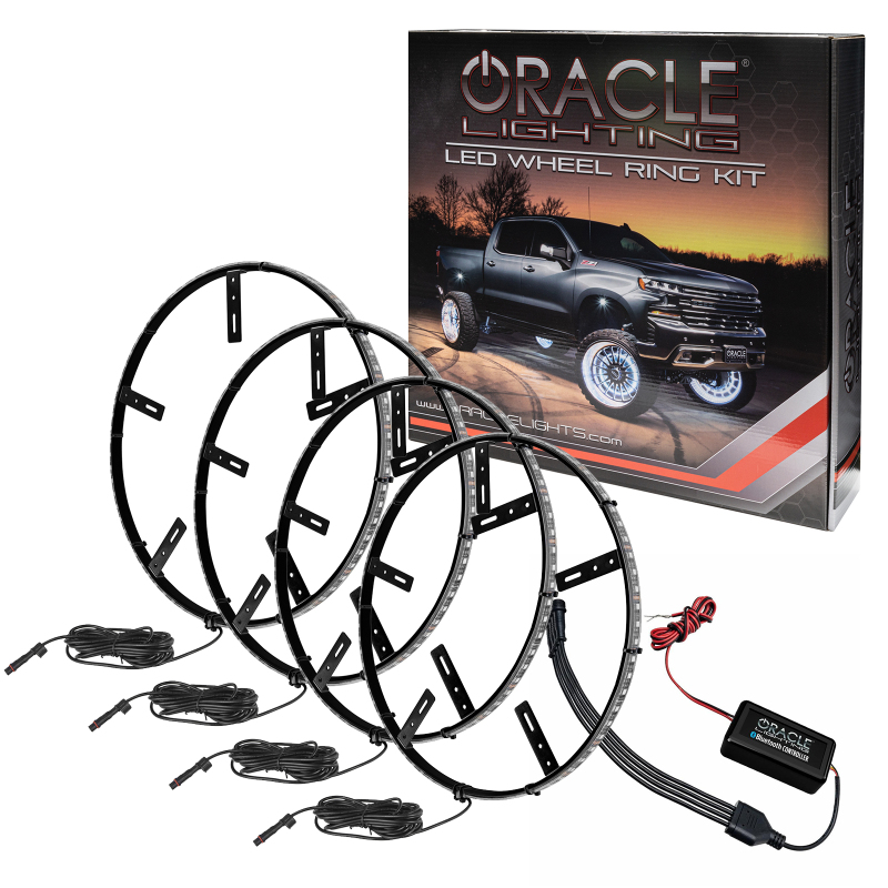 Oracle LED Illuminated Wheel Rings - ColorSHIFT Dynamic - ColorSHIFT - Dynamic - Image 2