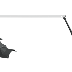 Road Armor 18-20 Jeep Wrangler JL Stealth A-Pillar Light Mounts 51.5in w/Lower Mount - Tex Blk
