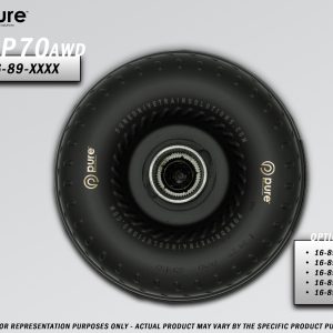 Pure Drivetrain 8HP70 High Performance Billet Race Torque Converter - 26/50 Stator - AWD