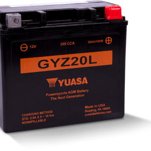Yuasa GYZ20L High Performance Maintenance Free AGM 12-Volt Battery