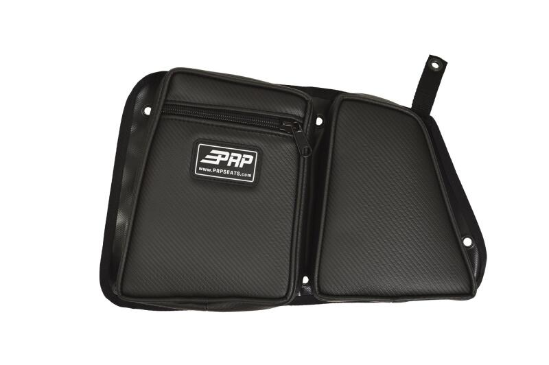 PRP Polaris RZR Rear Door Bag with Knee Pad (Driver Side)- Black - Image 2