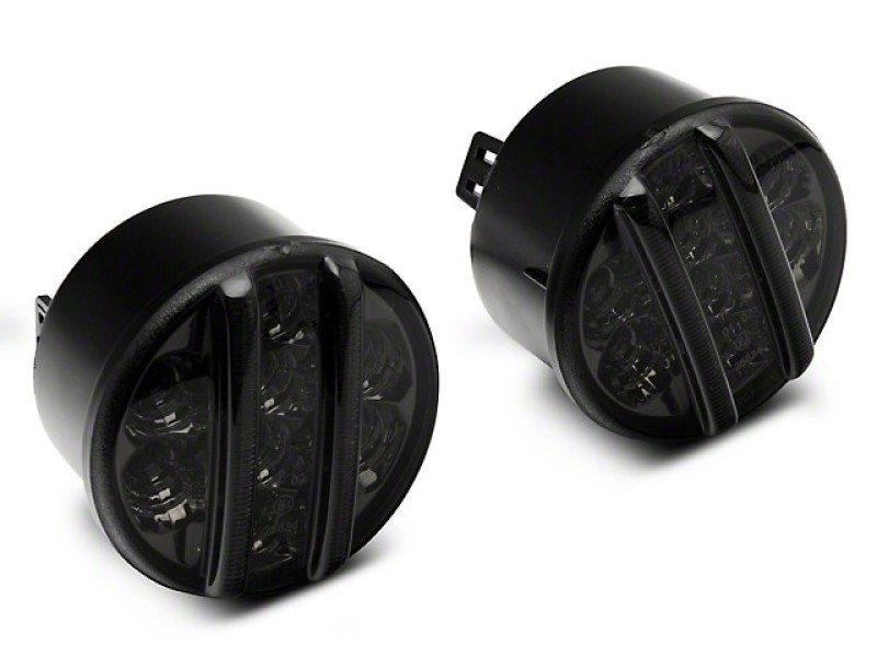Raxiom 07-18 Jeep Wrangler JK Axial Series LED Front Turn Signals (Smoked) - Image 2