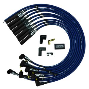 Moroso Chevrolet Big Block Ignition Wire Set - Ultra 40 - Unsleeved - Non-HEI - Over Valve - Blue