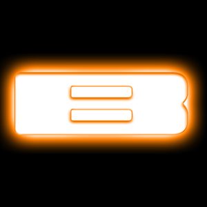 ORACLE Lighting Universal Illuminated LED Letter Badges - Matte Wht Surface Finish - B
