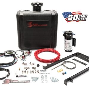 Snow Performance Stg 3 Boost Cooler Water Injection Kit TD (Red Hi-Temp Tubing and Quick Fittings)