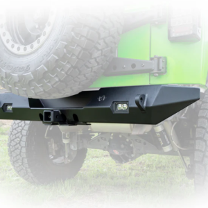 Turn Offroad 2007-2018 Jeep JK Rear Bumper with Hitch and Lights