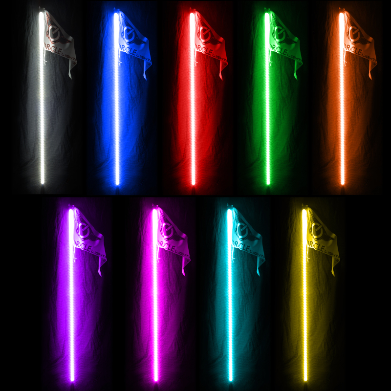 Oracle Off-Road 6ft LED Whip - ColorSHIFT - Image 9