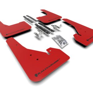 Rally Armor 18-26 Toyota Corolla Hatchback Red UR Mud Flap Black Logo