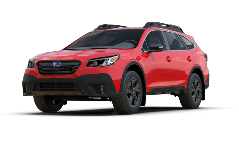Rally Armor 20-25 Subaru Outback Black UR Mud Flap w/Red Logo - Image 3