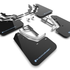 Rally Armor 25-26 Hyundai Ioniq 5 N Black Mud Flap w/Light Blue Logo