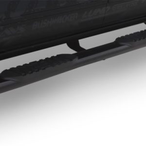 Lund 2019 Chevy Silverado 1500 Double Cab 5in Oval Curved Black SS Nerf Bars - Black