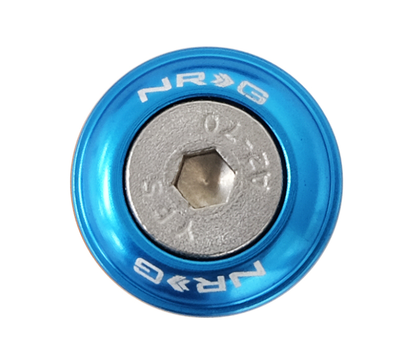 NRG Fender Washer Kit w/Rivets For Plastic (Blue) - Set of 10 - Image 2
