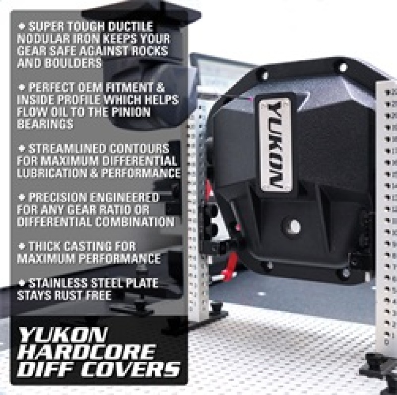 Yukon Gear Hardcore Front Nodular Iron Cover for Jeep Wrangler JL Dana 44/210mm - Image 8