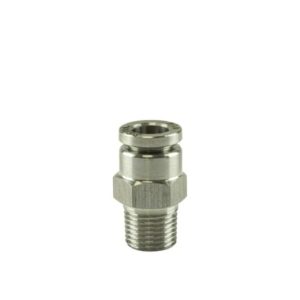 Turbosmart 1/8in NPT to Straight 1/4in Pushloc Stainless Steel