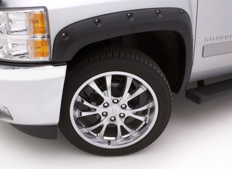 Lund 99-07 Chevy Silverado 1500 RX-Rivet Style Textured Elite Series Fender Flares - Black (4 Pc.) - Image 6