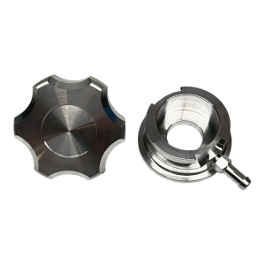 11 PSI 0.7 BAR Pressure Cap with Flanged 32mm Weld On Neck | CNC Machined Finish