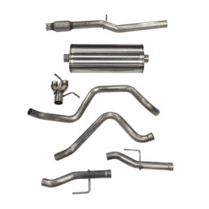 Corsa 2019-2025 Chevy Silverado 5.3L Crew Cab 3in Cat-Back Dual Rear Exit w/ Polished Tip
