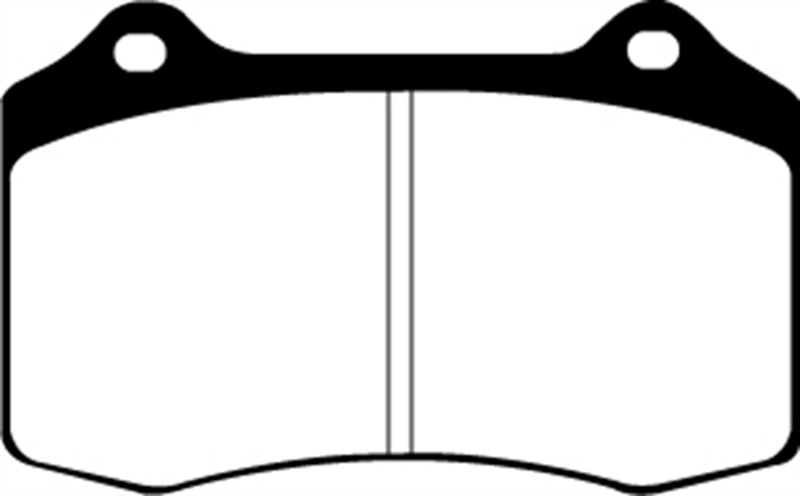 EBC 92-00 Dodge Viper 8.0 Yellowstuff Front Brake Pads - Image 2