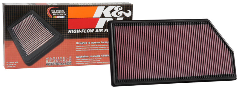 K&N 16-18 Mercedes Benz E200d L4-2.0L Diesel Drop In Air Filter - Image 7