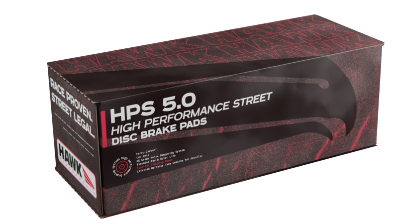Hawk 04-10 BMW 535i/545i/550i / 04-10 645Ci/650i /02-09 745i/745Li/750 HPS 5.0 Street Brake Pads - Image 9