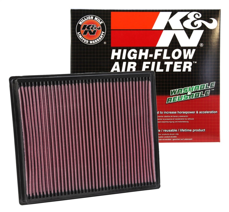 K&N Nissan Titan & Armada 5.6L - V8 2004 Drop In Air Filter - Image 10