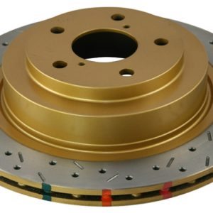 DBA 06-07 WRX / 05-08 LGT Rear Drilled & Slotted 4000 Series Rotor