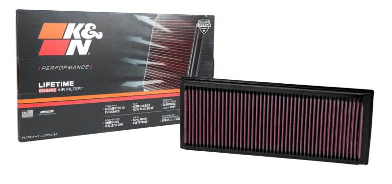 K&N 05-10 VW Jetta/Passat / 07-10 Tiguan / 09-10 GTi / 06-09 EOS Drop In Air Filter - Image 10