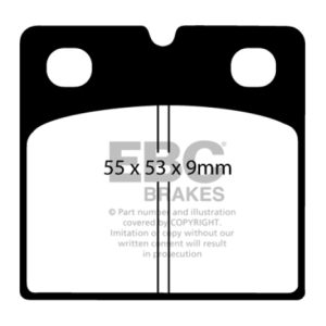 EBC 04-12 Aston Martin DB9 Parking Brake Ultimax2 Rear Brake Pads