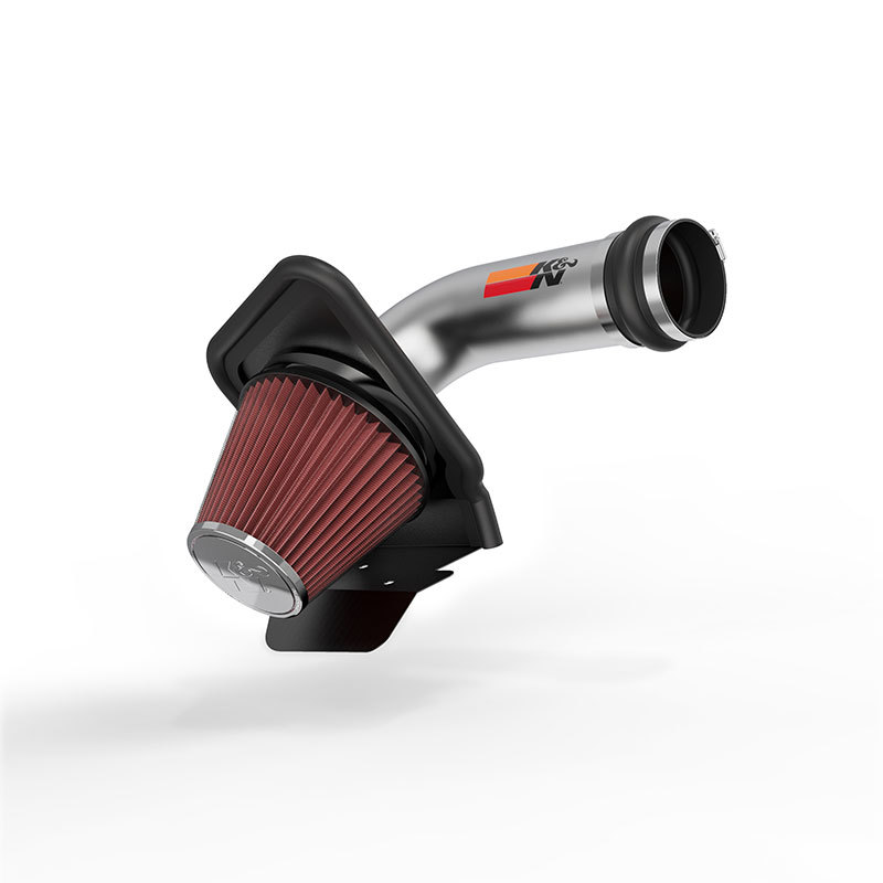 K&N 11 Ford Taurus SHO 3.5L V6 Silver Typhoon Cold Air Intake - Image 3