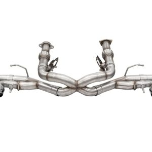 Corsa 2020-25 Corvette C8 3in Xtreme Cat-Back Exhaust 4.5in Pol Quad Tips - Deletes stock AFM Valve