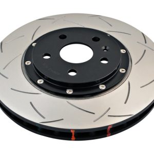 DBA 2010+ Camaro V8 SS Front Slotted 5000 Series 2 Piece Rotor Assembled w/ Black Hat