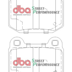 DBA 03-06 EVO / 04-09 STi / 03-07 350Z Track Edition/G35 w/ Brembo SP500 Rear Brake Pads