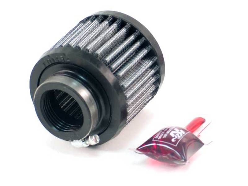 K&N 1.375in Flange ID x 3in OD x 2.5in H Rubber Base Crankcase Vent Filter - Image 2