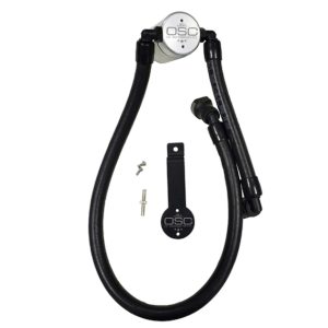 J&L Oil Separator 3.0 Passenger Side 2011-14 Mustang GT/12-13 Boss 302 Remote Mount - Clear Anodized