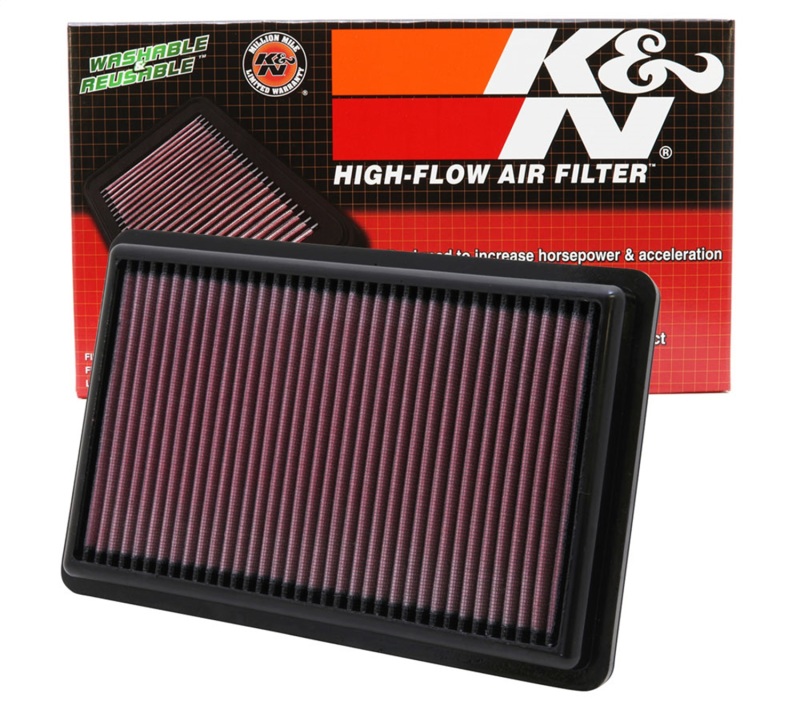 K&N 10-11 Acura MDX/ZDX 3.7L Drop In Air Filter - Image 4