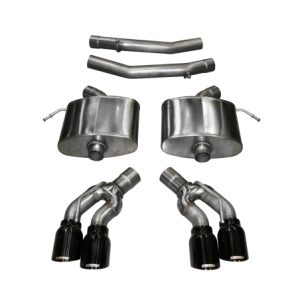 Corsa 2016-2019 Cadillac CTS V 6.2L V8 2.75in Black Xtreme Axle-Back Exhaust