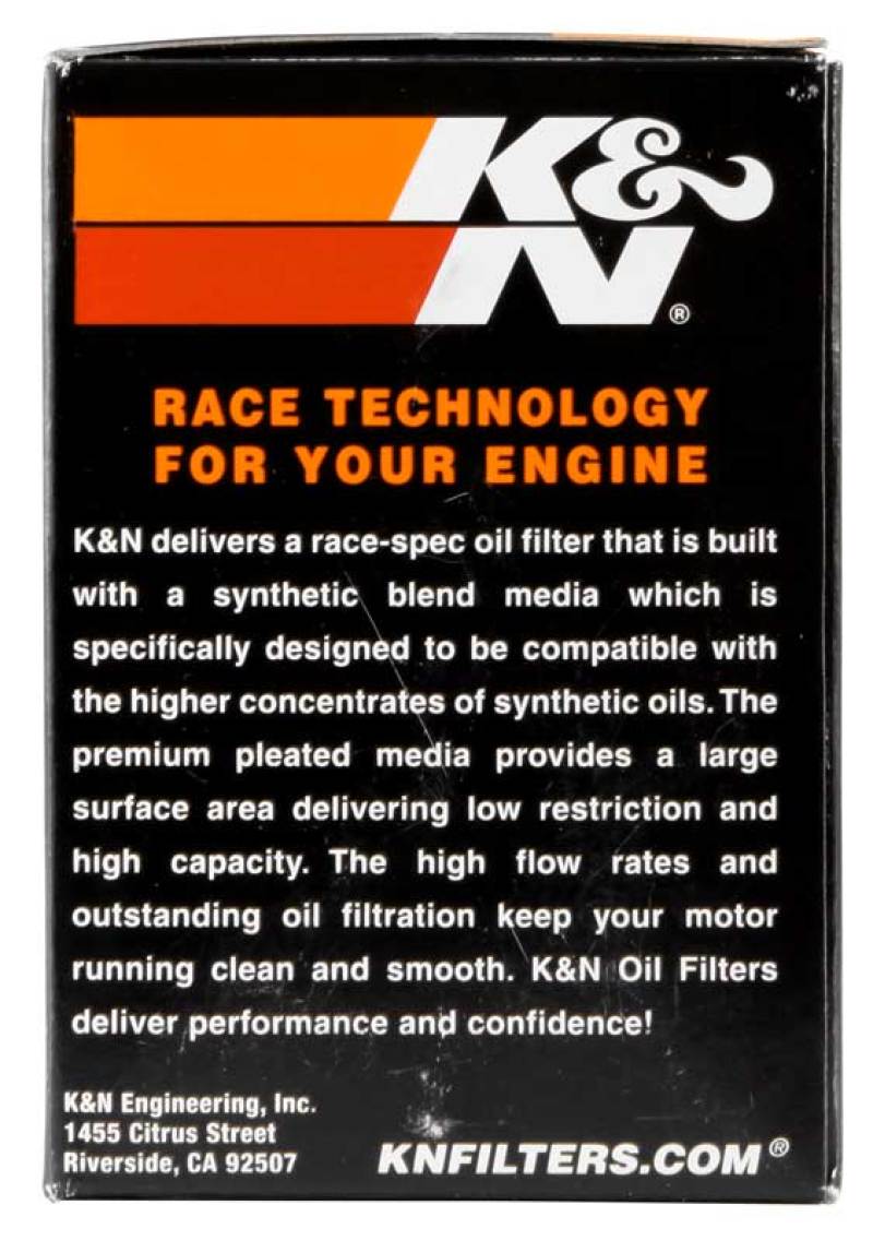 K&N 01-12 Yamaha FJR 1300/1300A/1300AE/1300AS 2.688in OD x 3.813in H Oil Filter - Image 7
