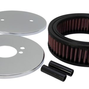 K&N Custom Round Racing Assembly Red 4.5in ID / 5.875in OD / 1.75in Height