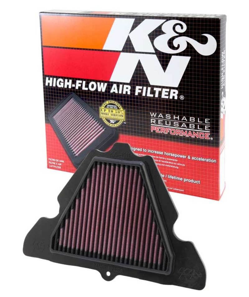 K&N 11-13 Kawasaki Z1000 1000/ ZX1000 Ninja / 11-12 Z1000 SX / 12 Versys 1000 Replacement Air Filter - Image 3