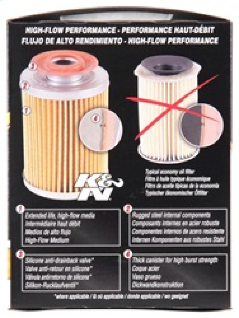 K&N Oil Filter OIL FILTER; AUTOMOTIVE - Image 5