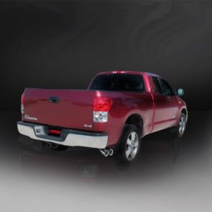 Corsa 2011-2021 Toyota Tundra Double Cab/Crew Max 5.7L V8 Polished Sport Cat-Back Exhaust