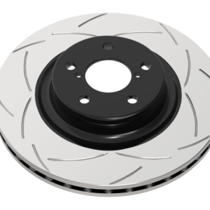 DBA 08-15 Mitsubishi EVO X Street T2 Slotted Front Brake Rotor